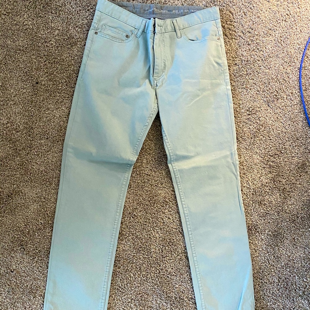 Calvin Klein official light blue jeans